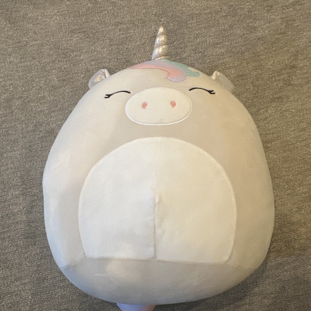 Squishmallows‎ Mellie The Unicorn Plush Stuffed Animal White 20" Kellytoy